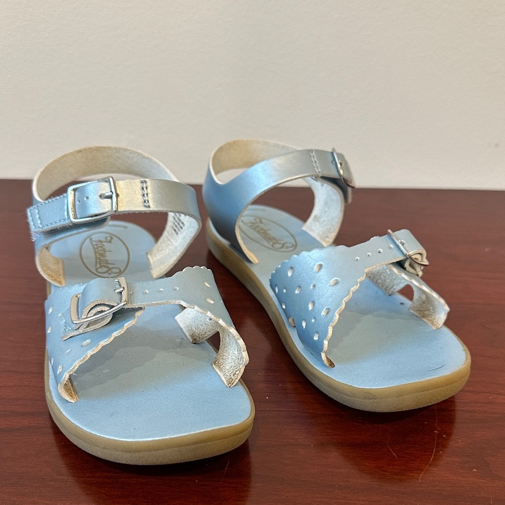 FootMates Light Blue Girls' Sandals sz 2